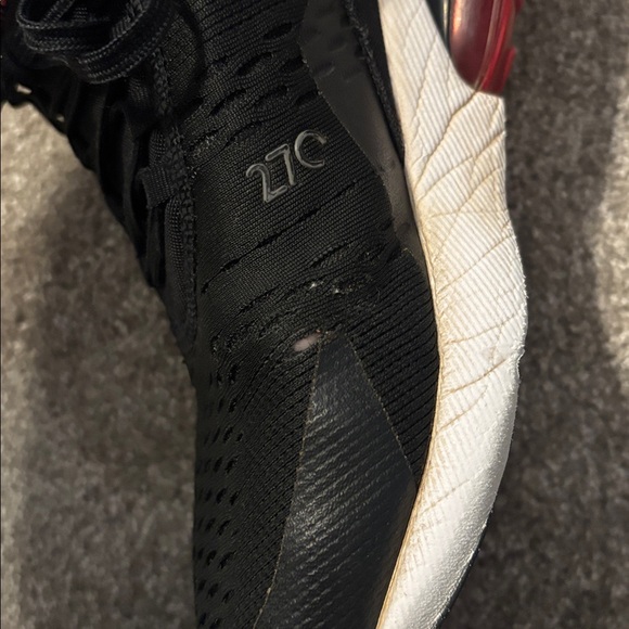 Nike Air Max 270 Black and Red Sneakers - Picture 12 of 15